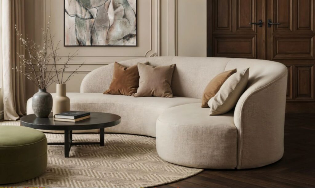 Living room designed for comfort and style